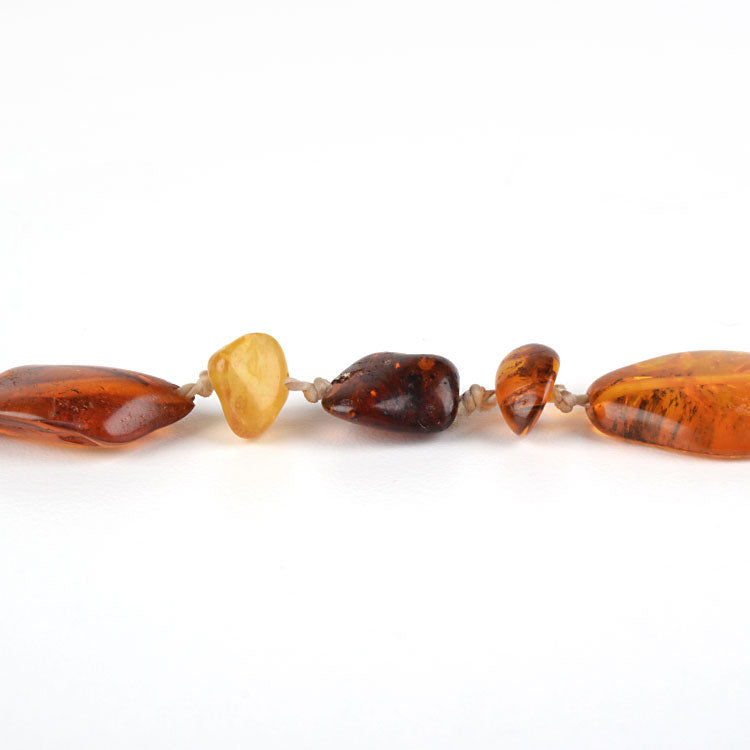 Pure Amber Chunks Necklace