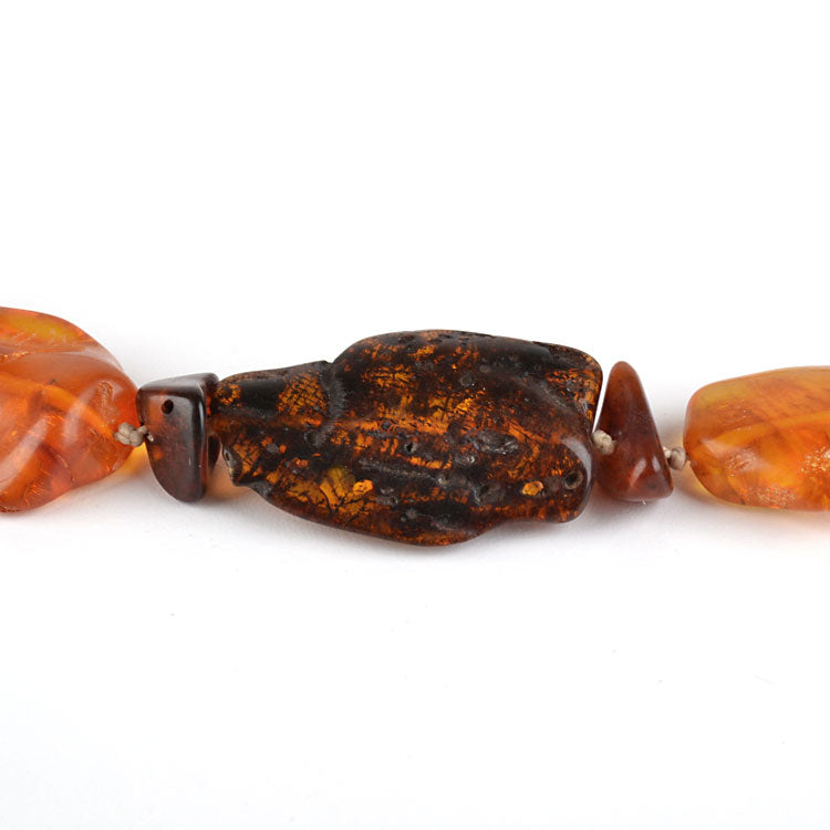 Pure Amber Chunks Necklace