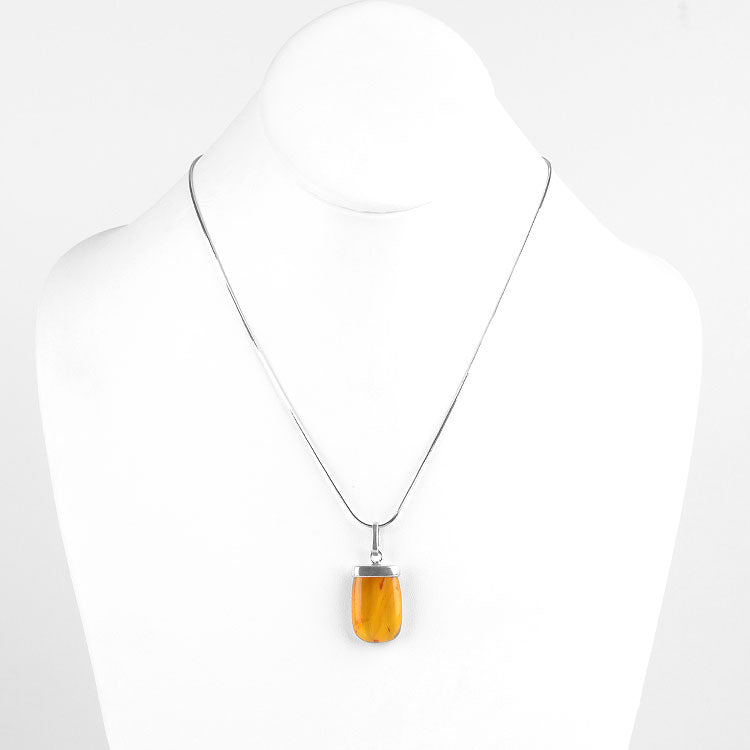 Insect Inclusion Pendant from Russia