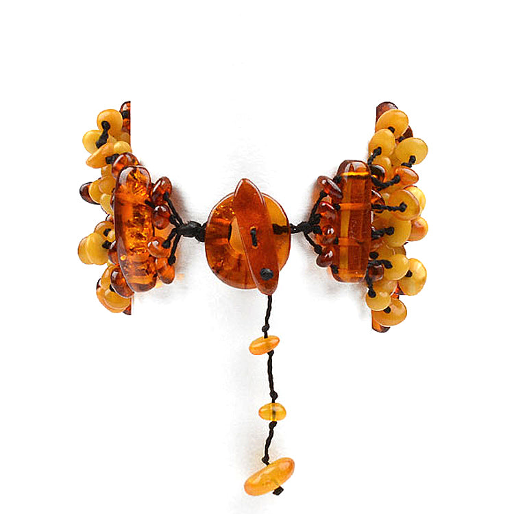 One Dozen Amber Strands Bracelet