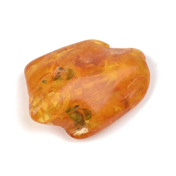 Authentic Amber Stone With Inclusions
