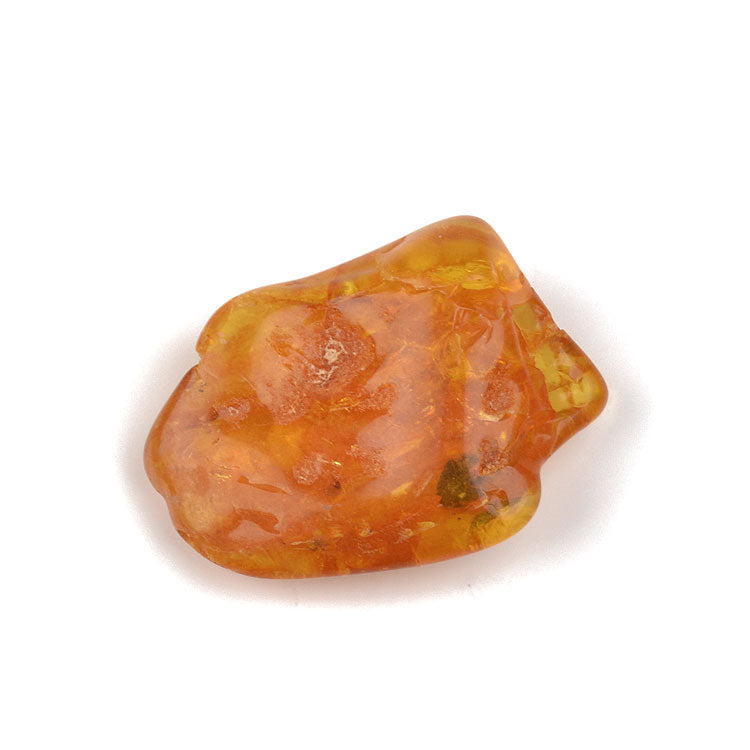 Authentic Amber Stone With Inclusions