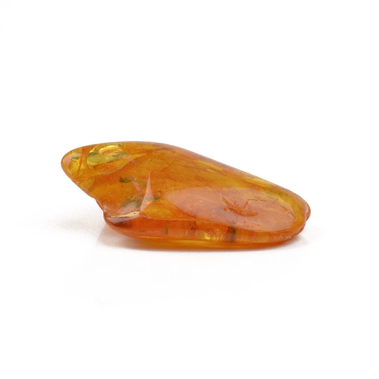 Authentic Amber Stone With Inclusions