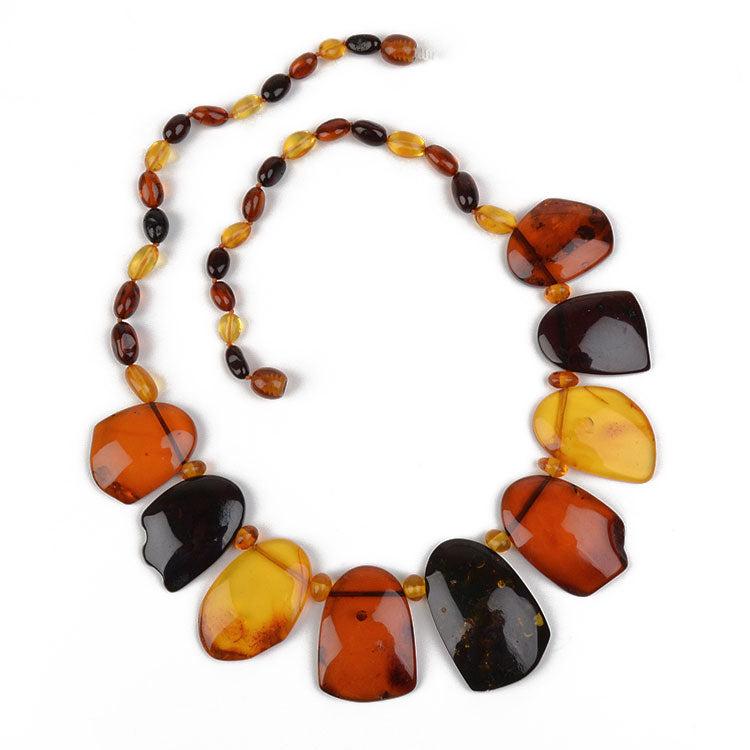 Ellegant Amber Collar Necklace