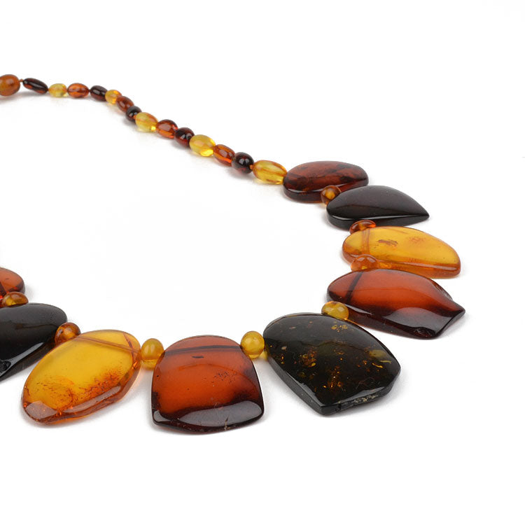 Ellegant Amber Collar Necklace