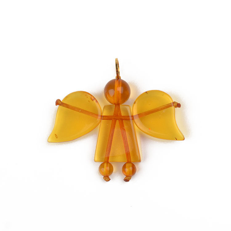 Amber Angel Pendant