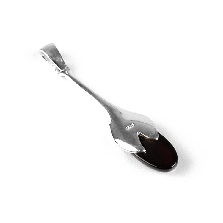 Sleek Cherry Amber Pendant
