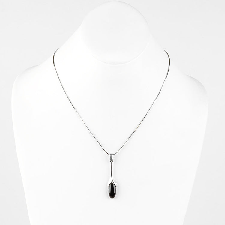 Sleek Cherry Amber Pendant