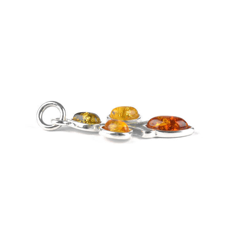 Four Amber Stones Pendant