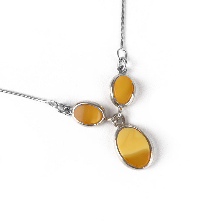 Gradiant Butterscotch Amber Necklace