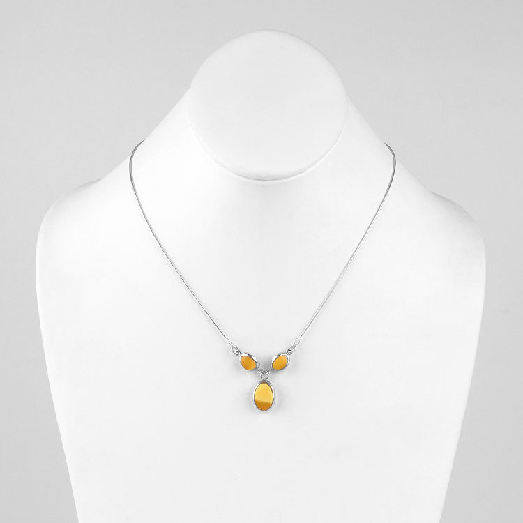 Gradiant Butterscotch Amber Necklace