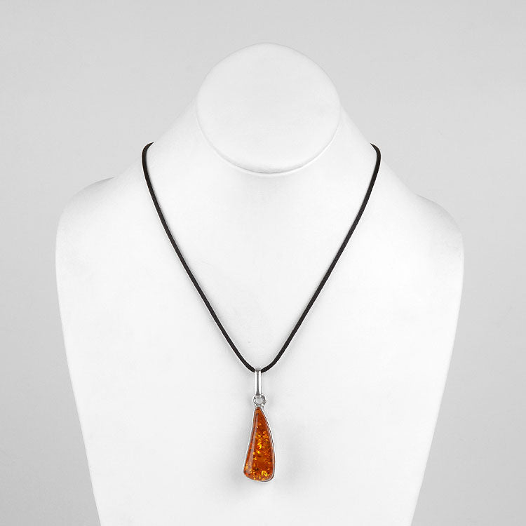 Sparkling Honey Amber Pendant