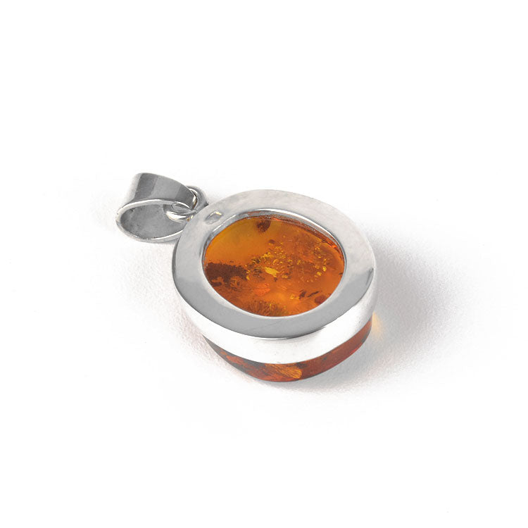 Baltic Sea Honey Amber Gemstone Pendant