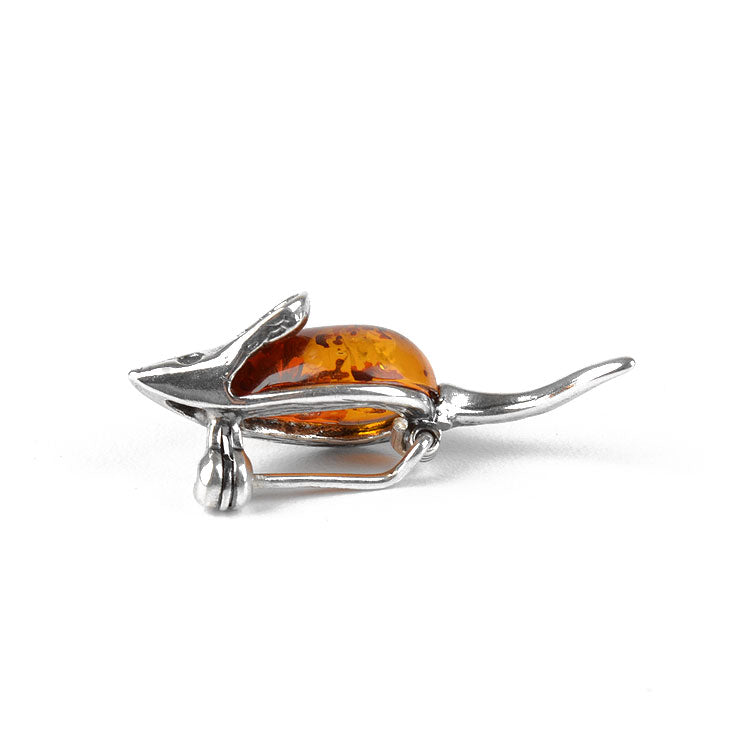 Cute Honey Amber Mouse Pin