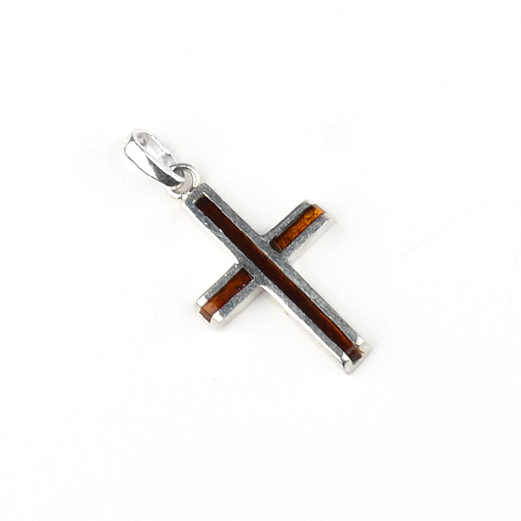 Modern Unisex Amber Cross