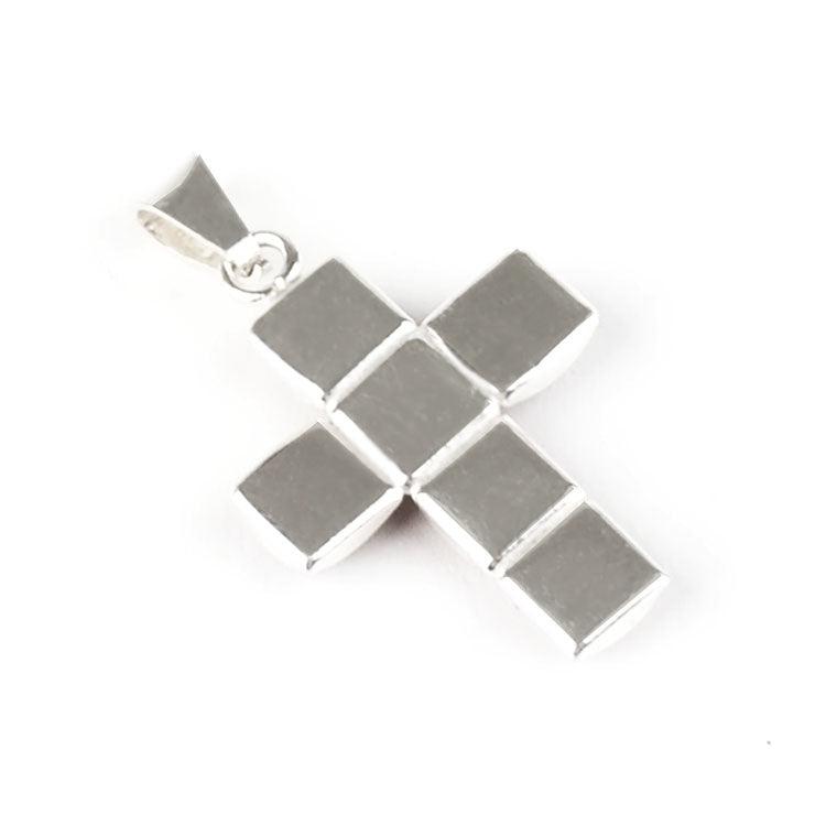 Timeless Unisex Amber Cross Pendant