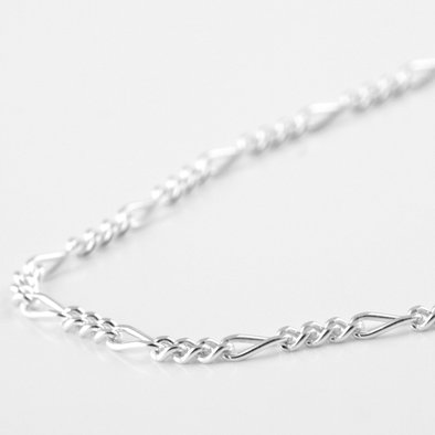 Sterling Silver Figaro Chain Necklace