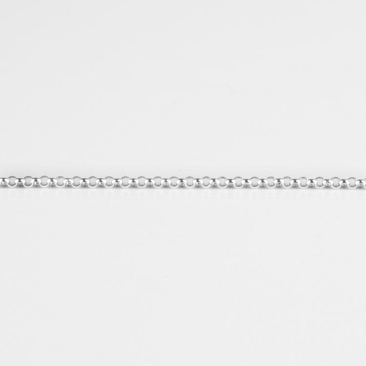 Dainty Rolo Style Silver Link Chain