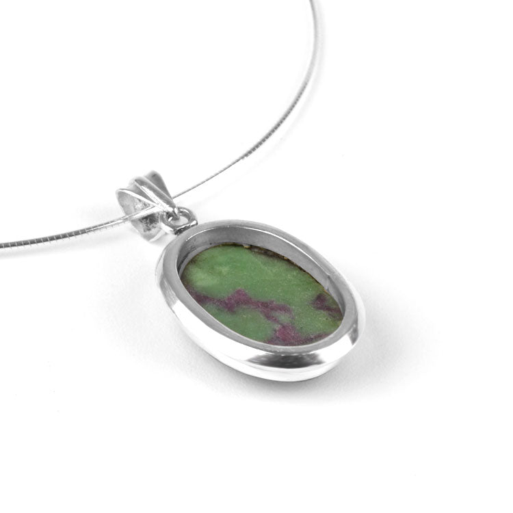 Ruby Zoisite Gemstone Necklace