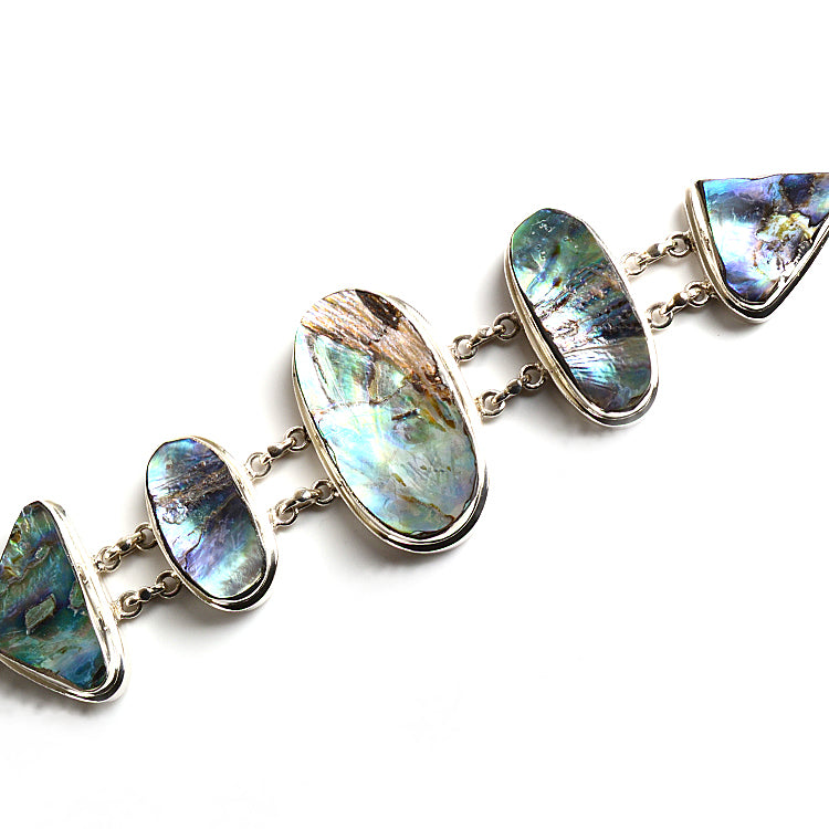 Abalone & Silver Bracelet