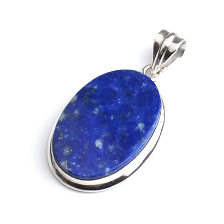 Classic Royal Lapis Silver Pendant