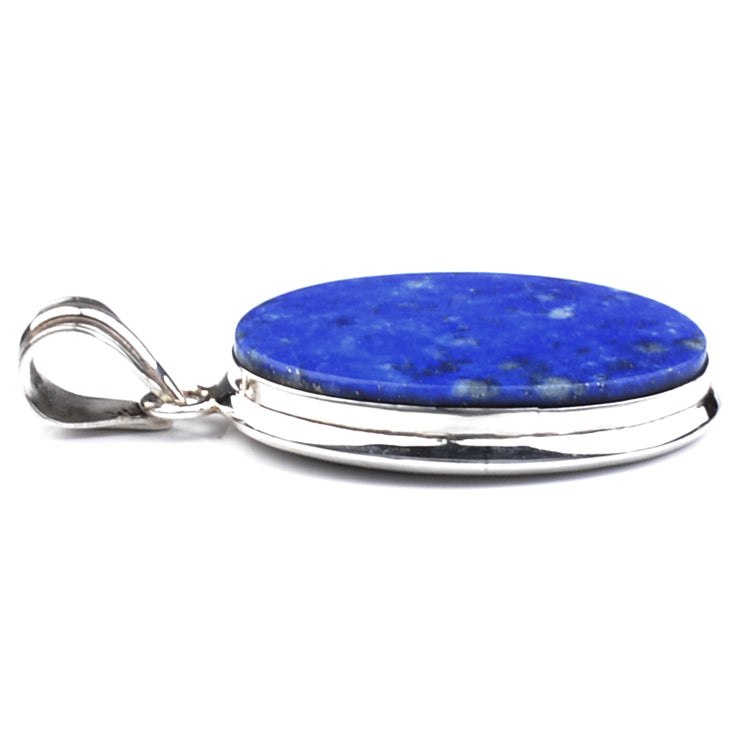 Classic Royal Lapis Silver Pendant