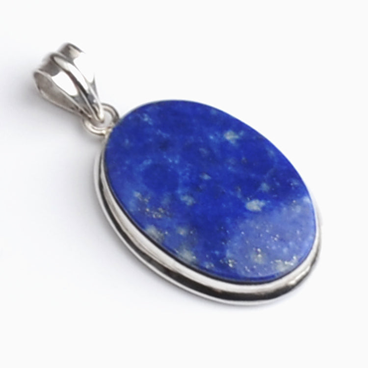 Classic Royal Lapis Silver Pendant