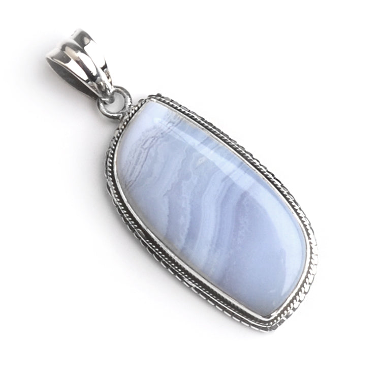 Blue Lace Agate Pendant