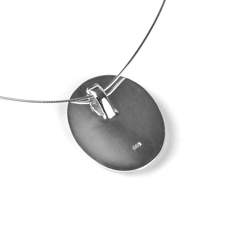 Mother of Pearl Inlay Pendant Necklace