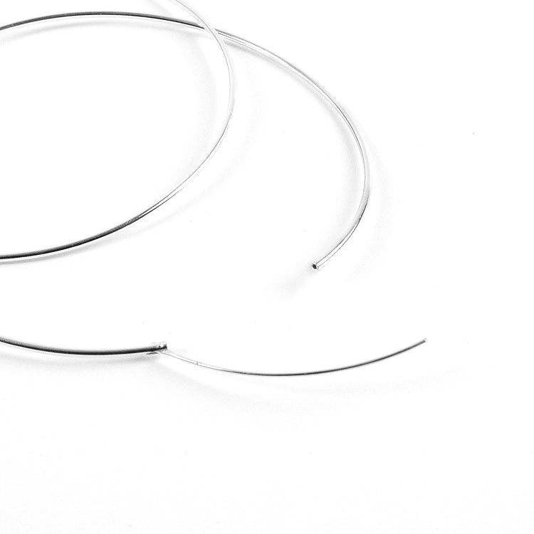 3" Endless Hoop Earrings