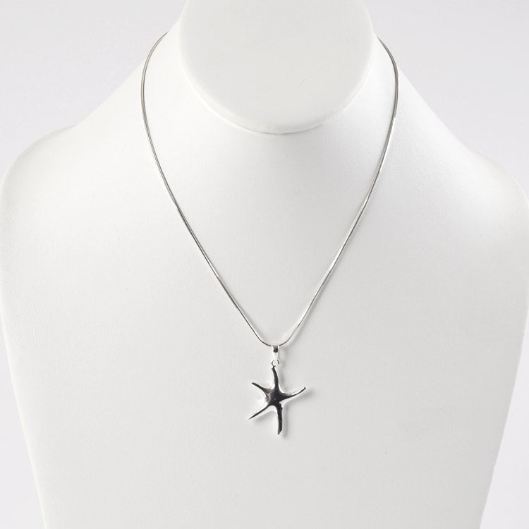 Sterling Silver Star Fish Pendant