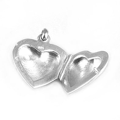 Silver Heart Locket Pendant