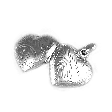 Silver Heart Locket Pendant