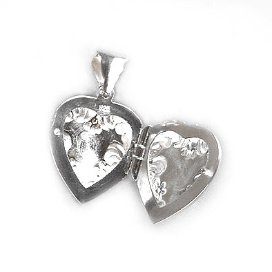 Small Silver Heart Locket