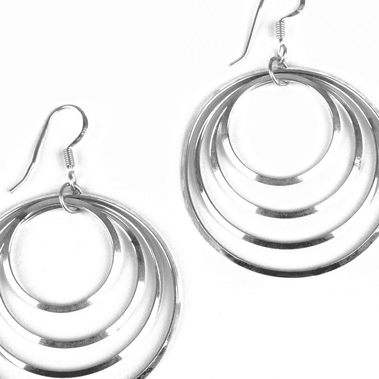 Connected Hoops Earrings