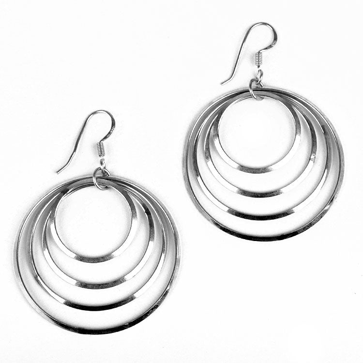 Connected Hoops Earrings