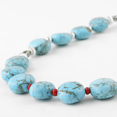 Turquoise Necklace & Earrings Set