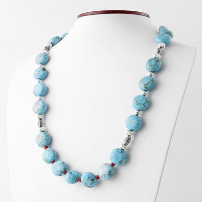 Turquoise Necklace & Earrings Set