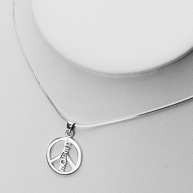 Sterling Silver Peace Pendant