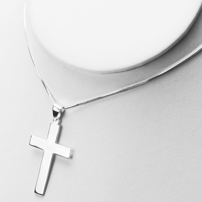 Simple Sterling Silver Cross