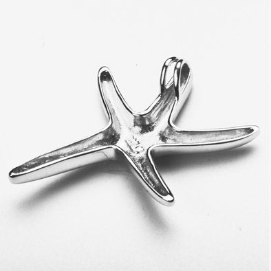 Unique Sterling Silver Starfish Pendant