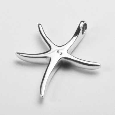 Large Sterling Silver Star Pendant