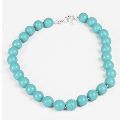 Natural Turquoise Beaded Necklace
