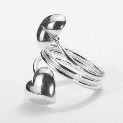 Love For Two Hearts Ring