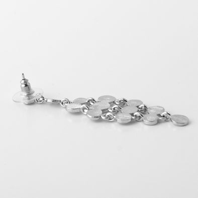 Silver Cascade Fashion Earrings