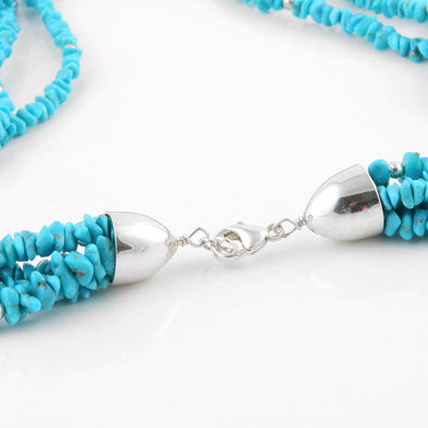 Turquoise Necklace with 5 Strands