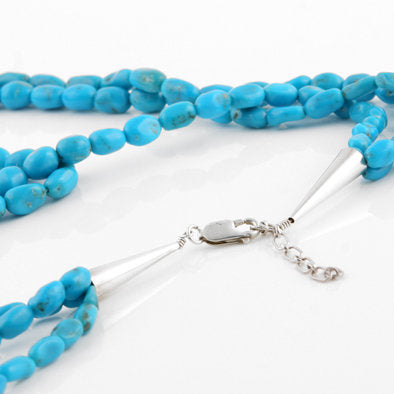 3 Layers of Turquoise Classic Necklace