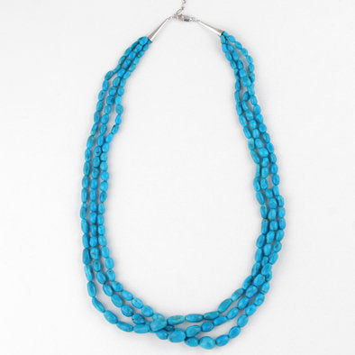 3 Layers of Turquoise Classic Necklace