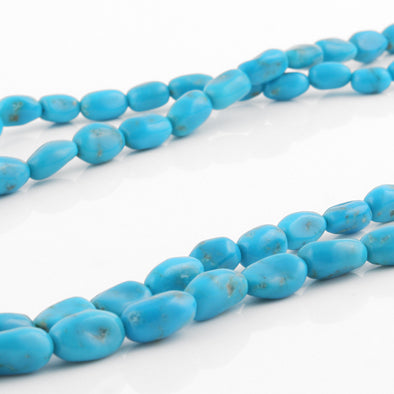 Two Layer Turquoise Nuggets Necklace