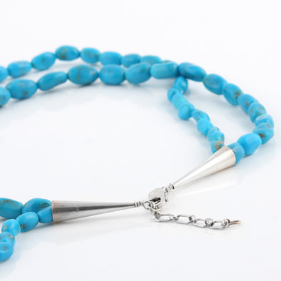 Two Layer Turquoise Nuggets Necklace